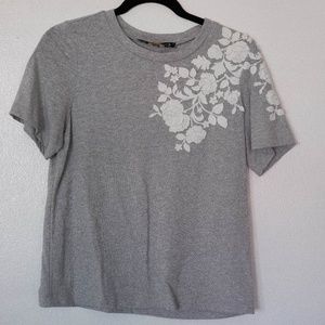 Anthropologie Grey Blouse